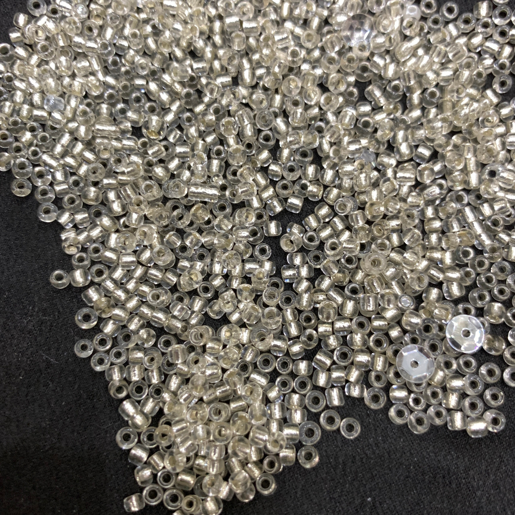 10g Hạt tấm đường kính 2mm-3mm , Hạt Cườm Đính Váy Cưới, Dạ Hội, Thời Trang
