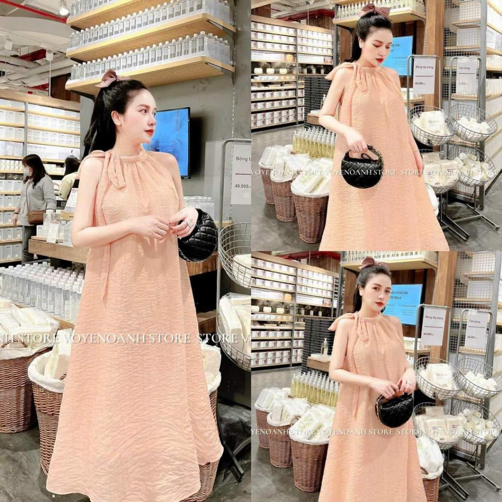 Đầm bầu váy bầu xuông thời trang thiết kế công sở xinh xắn  mặc đi chơi đi làm dự tiệc thoải mái