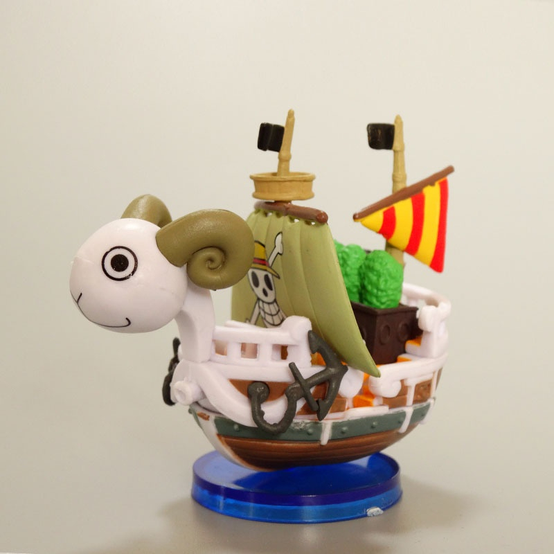 MÔ HÌNH TÀU CHIẾN ONEPIECE CHIBI DỄ THƯƠNG TRANG TRÍ CAO 7CM