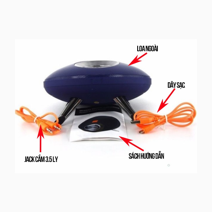 Loa nghe nhạc bluetooth K4+ dòng xách tay âm khá lớn kết nối không dây kiểu dáng tròn đẹp kèm jack 3.5 bảo hành 24 tháng