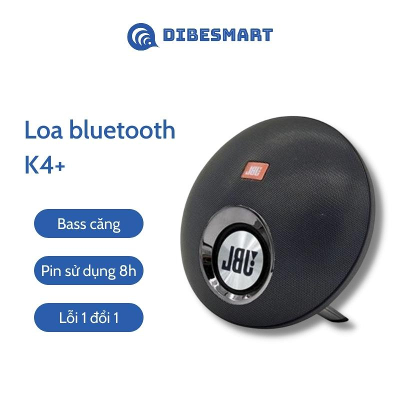 Loa nghe nhạc bluetooth K4+ dòng xách tay âm khá lớn kết nối không dây kiểu dáng tròn đẹp kèm jack 3.5 bảo hành 24 tháng