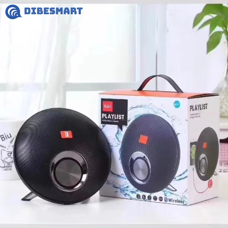 Loa nghe nhạc bluetooth K4+ dòng xách tay âm khá lớn kết nối không dây kiểu dáng tròn đẹp kèm jack 3.5 bảo hành 24 tháng