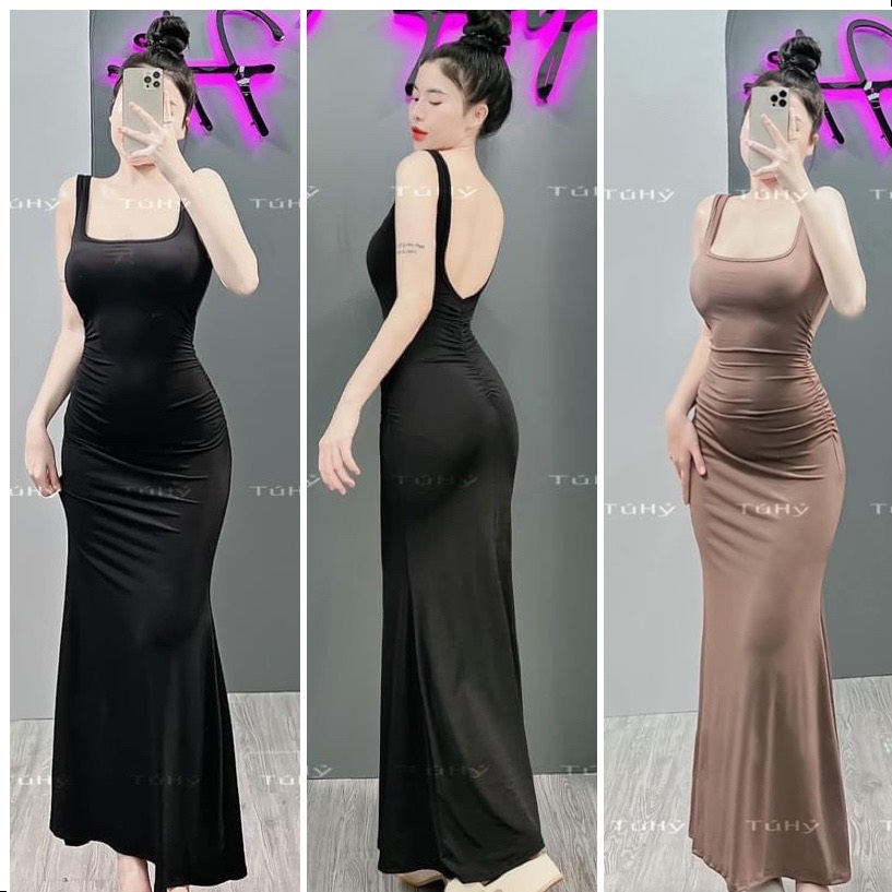 VÁY 2S BẢN TO NHÚN EO XÈO ĐUÔI CÁ MẪU MỚI QUÁ ĐẸP