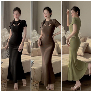 ĐẦM BODY ĐUÔI CÁ FORM DÀI CHÂT THUN TĂM LẠNH MỊN MÁT MẪU MỚI ĐẸP