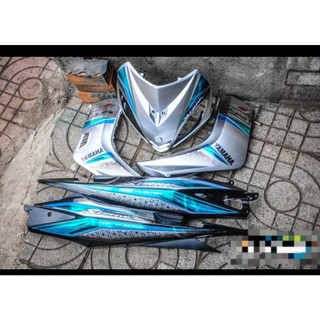 Tem exciter 2010 spark xanh bạc tem cao cấp 3 lớp siêu bền siêu dính