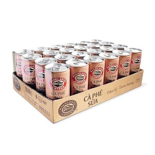 Thùng 24 lon cà phê sữa highlands coffee 185ml