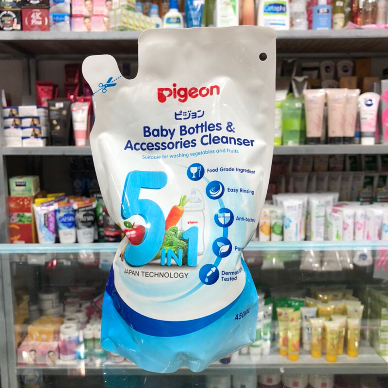 Nước rửa bình sữa Pigeon