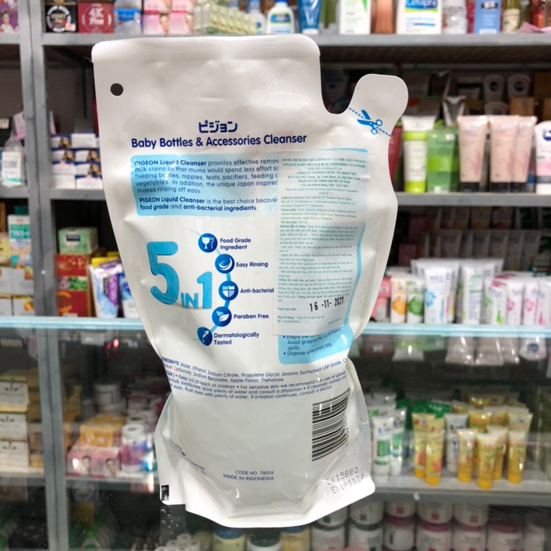 Nước rửa bình sữa Pigeon