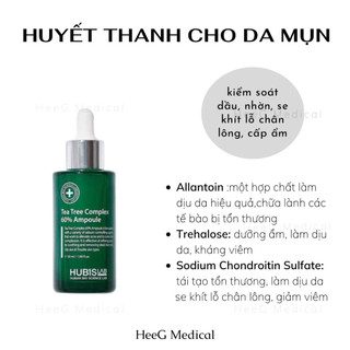 [CHÍNH HÃNG] Tinh chất tea tree complex 60% Hubislab