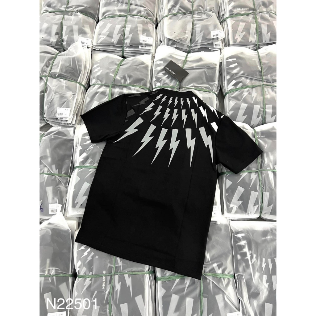 Áo Thun Nam Nữ Tịa Sét Full 2 Mặt Siêu Hot, Áo Phông Nam Cotton Hình In Sắc Nét