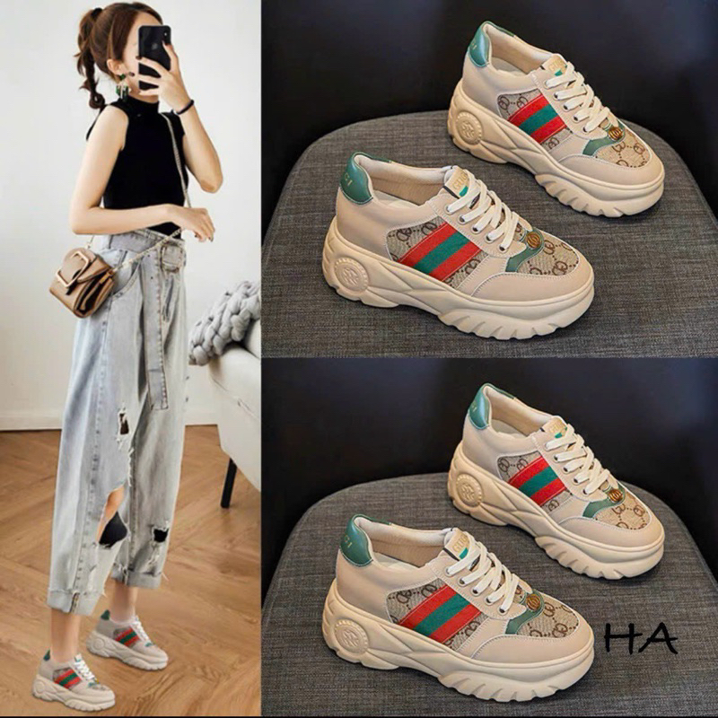 Giày thể thao GC nâng đế cao cấp_ Giày thể thao siêu nhẹ mới 2023_Hàng chuẩn đẹp mang phong cách hotren