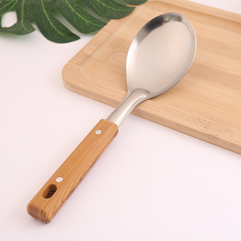 Bộ 5 Dụng Cụ Muỗng, Muôi Múc Canh, Xẻng, Sạn Lỗ, Vá Lỗ Dùng Trong Nhà Bếp