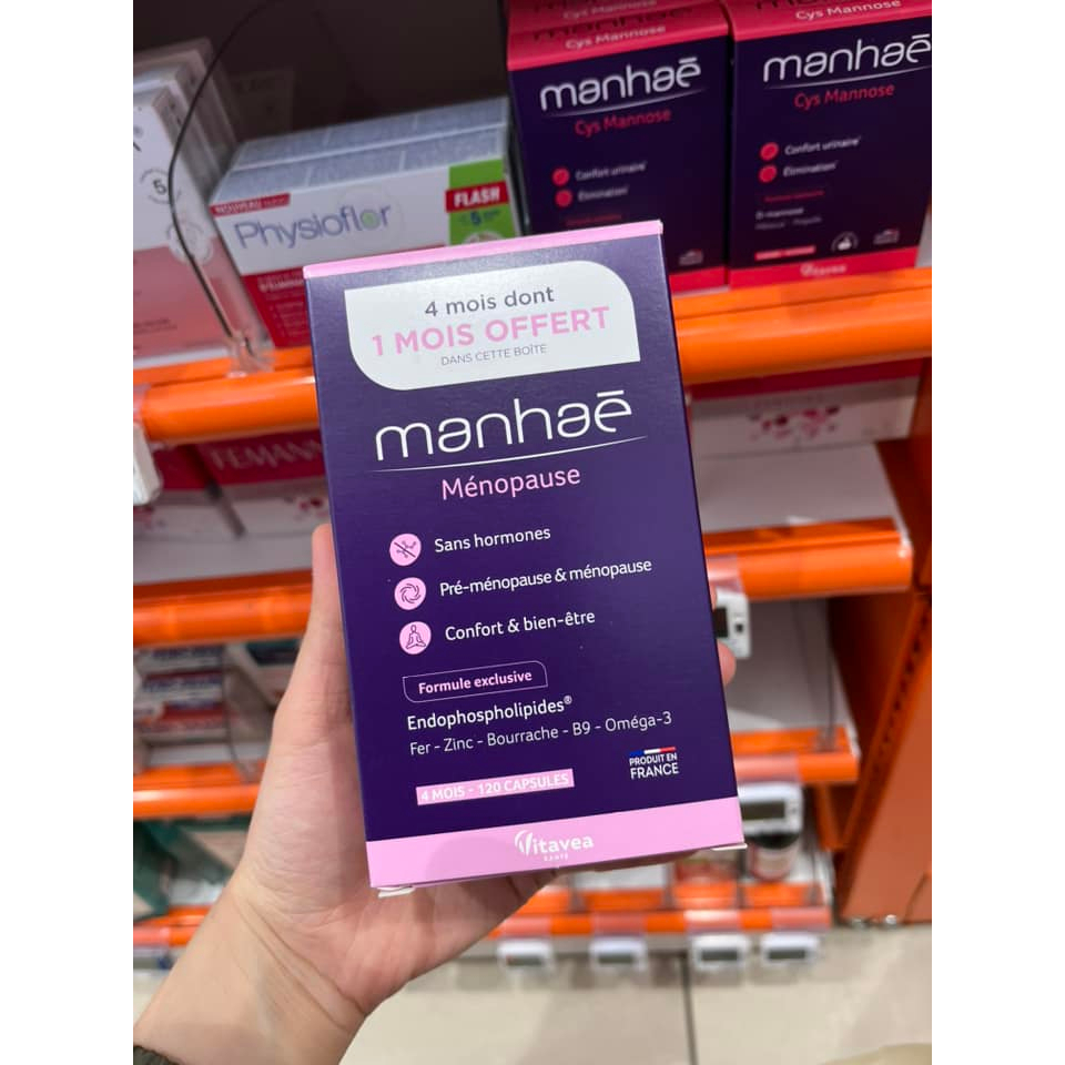 Viên uống nội tiết tố nữ MANHAE Pháp 120 viên