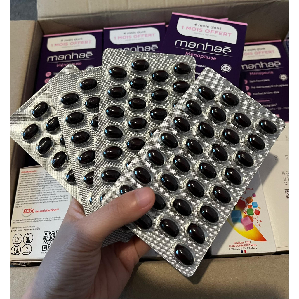 Viên uống nội tiết tố nữ MANHAE Pháp 120 viên