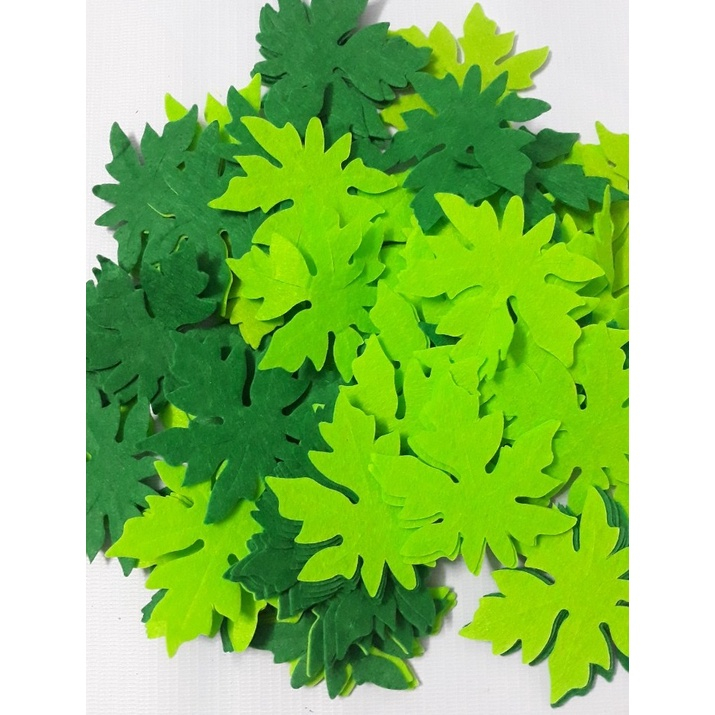 Lá nỉ dập sẵn 100 lá