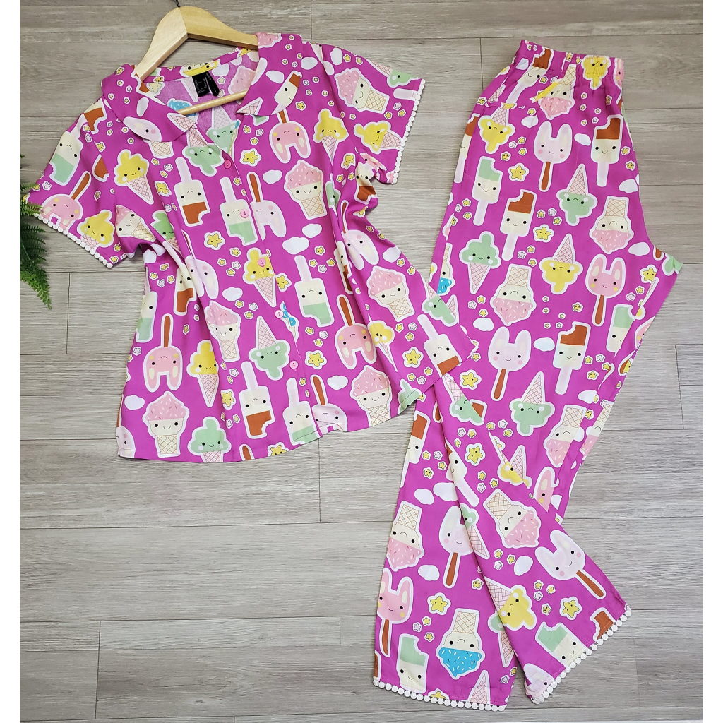 Bộ Tole Pijama Tay Ngắn Quần Dài size 40-70kg