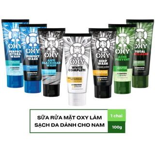 Oxy 100g Kem sữa rửa mặt Làm dịu da, sạch sâu, kháng mụn, bay nhờn, giảm thô ráp