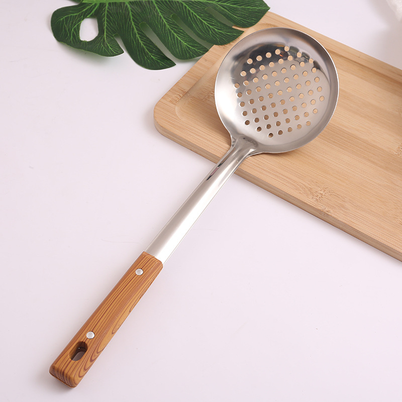 Bộ 5 Dụng Cụ Muỗng, Muôi Múc Canh, Xẻng, Sạn Lỗ, Vá Lỗ Dùng Trong Nhà Bếp