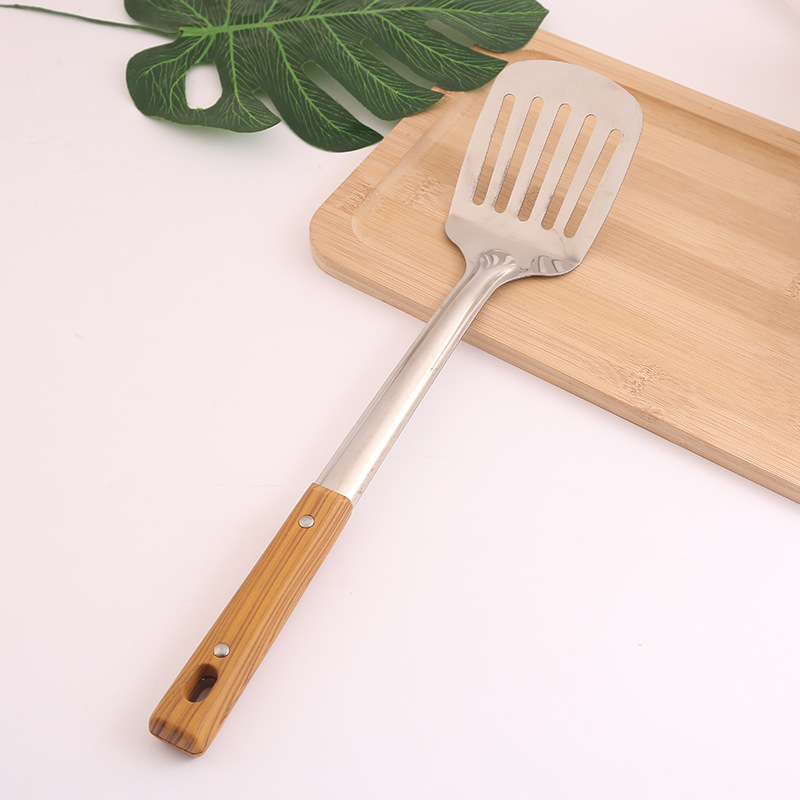 Bộ 5 Dụng Cụ Muỗng, Muôi Múc Canh, Xẻng, Sạn Lỗ, Vá Lỗ Dùng Trong Nhà Bếp