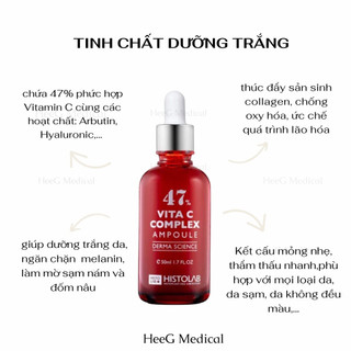 Tinh chất dưỡng trắng da - vita c complex ampoule 47% 50ml-150ml