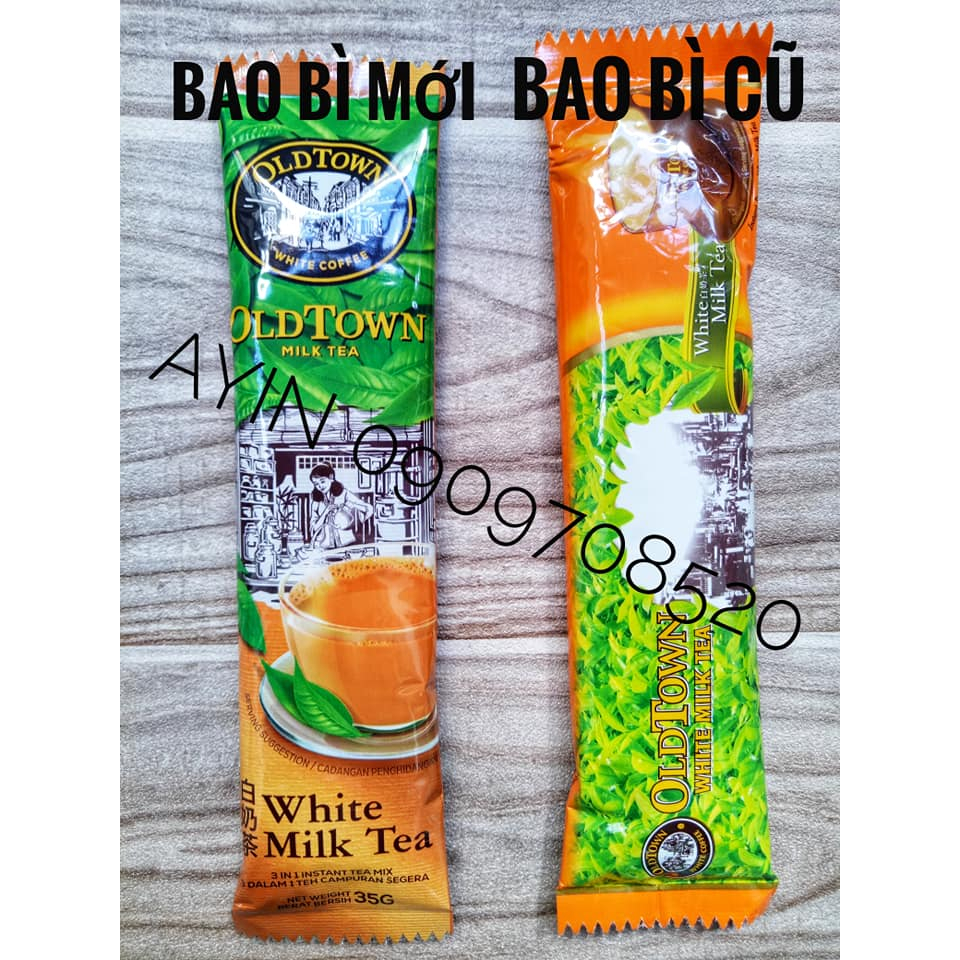 TRÀ SỮA TRẮNG OLDTOWN WHITE MILK TEA MALAYSIA 13 gói x 40g
