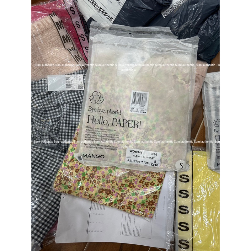 Áo sơmi hoa Mango Auth vợt sale