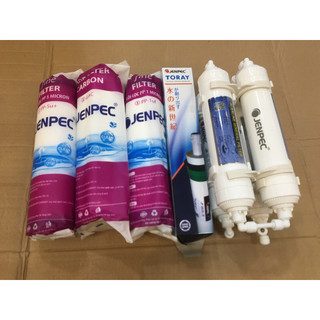 Bộ lõi lọc  nước máy lọc nước JenPec - Chính hãng - Dùng thay thế cho máy lọc RO - Lọc sạch vi khuẩn,Cung cấp khoáng