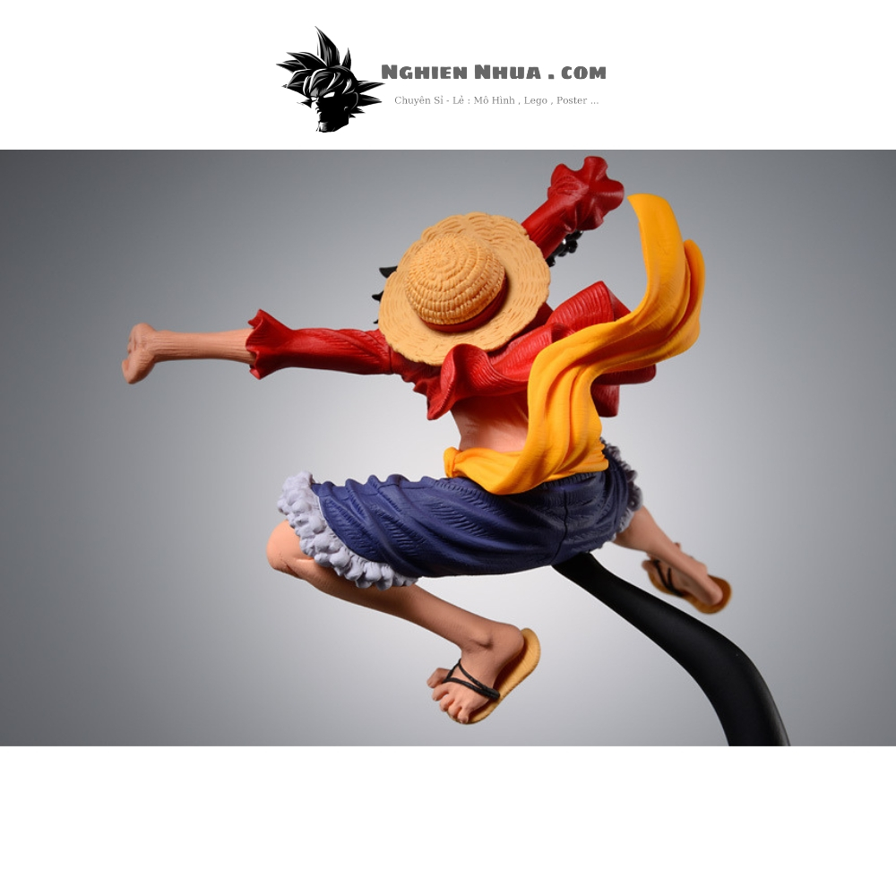 Mô hình One Piece Luffy mũ rơm sử dụng haki vũ trang cao 20cm , figure mô hình one piece , Nghiện Nhựa