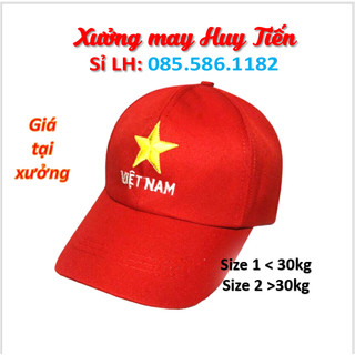 Mũ cờ đỏ sao vàng loại đẹp
