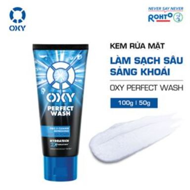 Kem rửa mặt Oxy 100g công thức cấp ẩm mới, giảm nhờn, tút sáng da