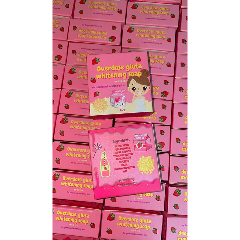 💁🏻‍♀️Soap tắm trắng cám gạo kích trắng cho da body (80gr)💜