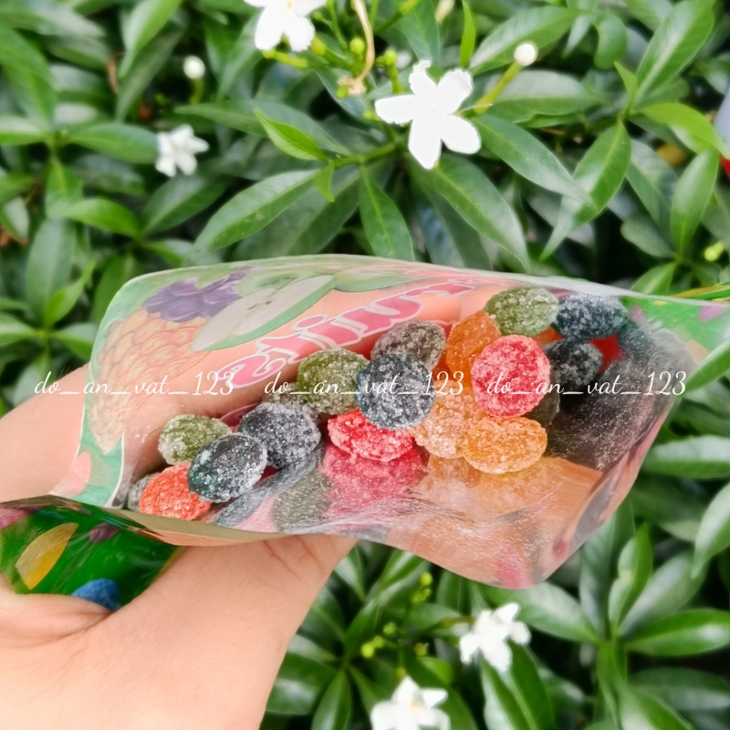 5 Gói Kẹo Candy Trái Cây Vị Tuổi Thơ, Kẹo Trái Cây,  Đồ Ăn Vặt Cổng Trường ( gói 16gr)