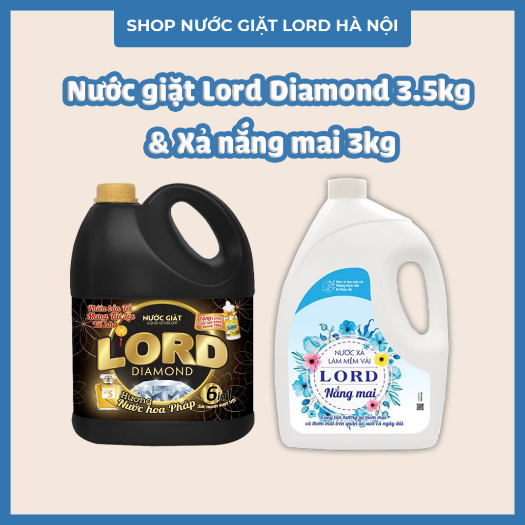 Nước giặt Lord Diamond 10kg hương nước hoa Pháp