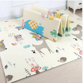 Thảm xốp gấp gọn cho bé, thảm xốp xpe trải sàn nhiều hình ngộ nghĩnh 1m8x2m