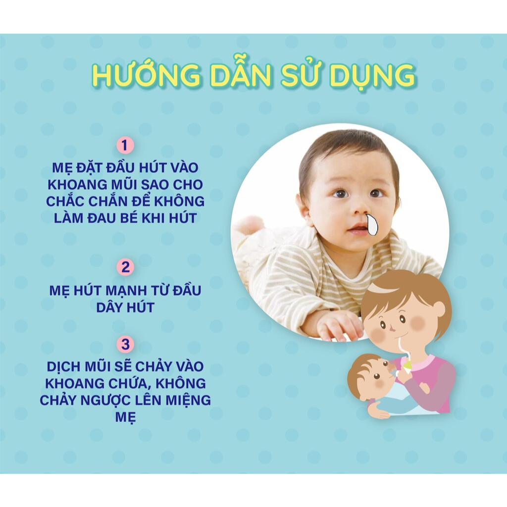 Dụng cụ hút mũi cho bé Richell Nhật Bản | Baby