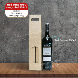 JG 50 Túi Hộp Giấy Đựng 1 Rượu Vang 750ml