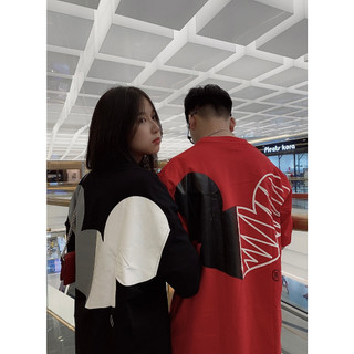 TEE BIG LOGO đen - ÁO THUN cotton basic CHUỘT TRẮNG