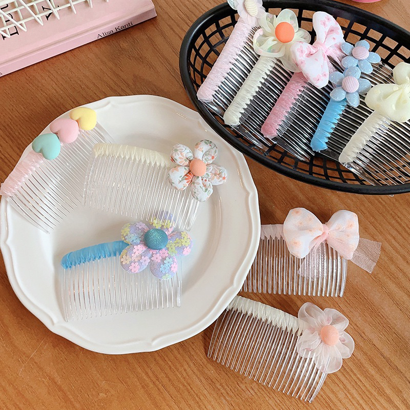 Xước tóc , lược cài tóc hoạt hình nhiều màu sắc đáng yêu cho các bé