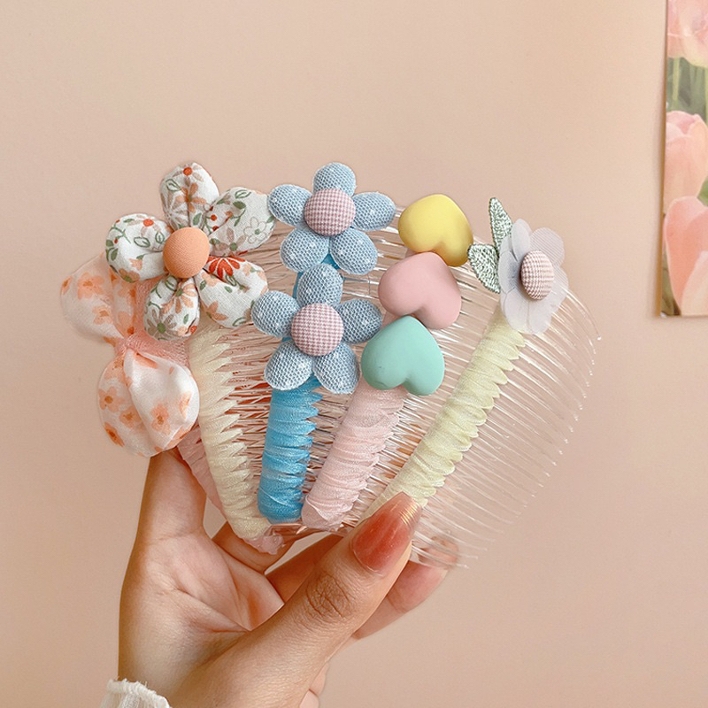 Xước tóc , lược cài tóc hoạt hình nhiều màu sắc đáng yêu cho các bé