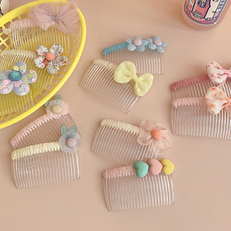 Xước tóc , lược cài tóc hoạt hình nhiều màu sắc đáng yêu cho các bé