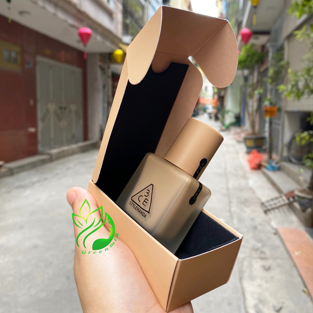 Kem Nền 3CE Velvet Fit Foundation Beige Lên Màu Tự Nhiên 30g Bền Lâu Trôi Kiềm Dầu Kháng Nước