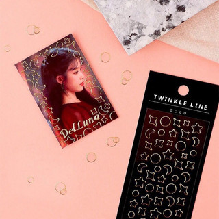 Sticker Twinkle Line trang trí toploader