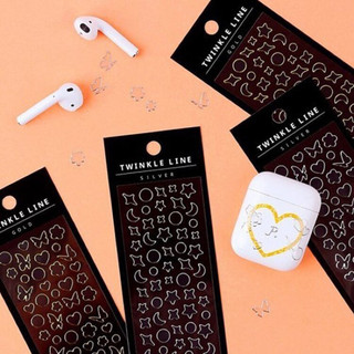 Sticker Twinkle Line trang trí toploader