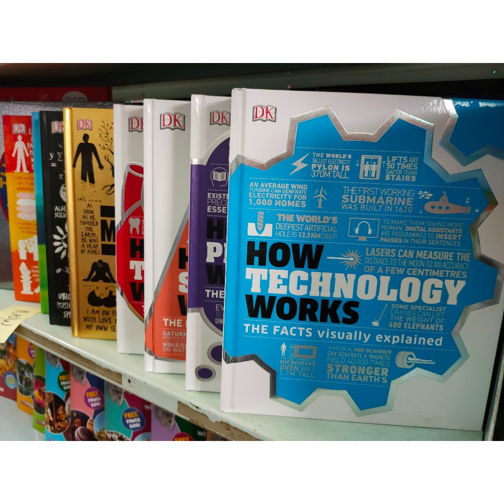 Sách tiếng Anh - DK books | How Things Work series : Brain, Business, Food, Money, Psychology, the Body, Technology