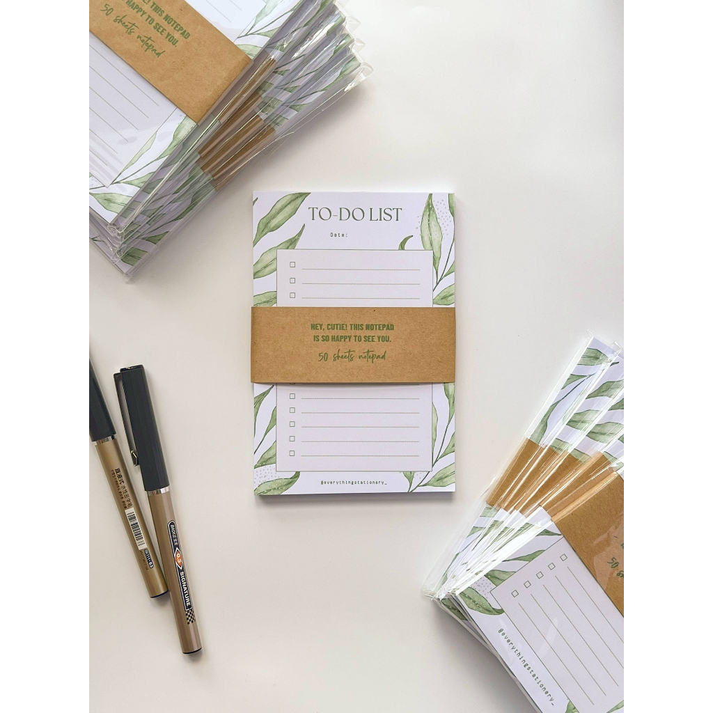 Tập Giấy Ghi Chú Thiết Kế Tối Giản - To Do List | Everything Stationery