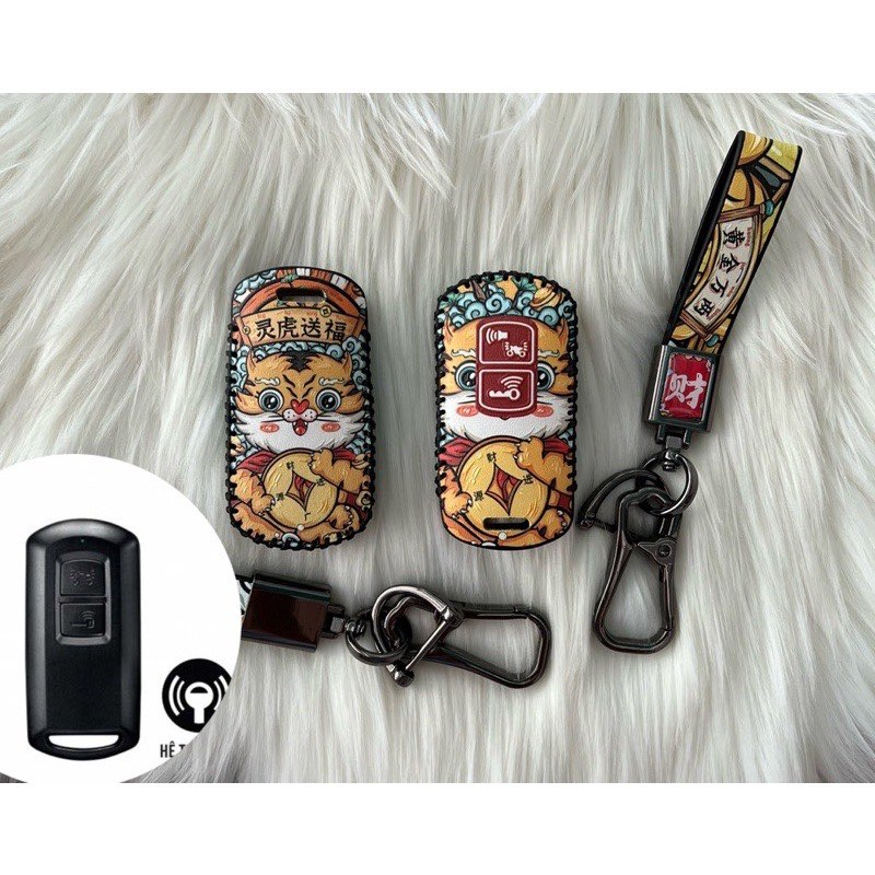 Bao Da Chìa Khóa Honda Air Blade, Vision, Vario, Lead, Click, Handmade, Phong Cách Cá Tính Tài Lộc, Mẫu HOT NHẤT 2023