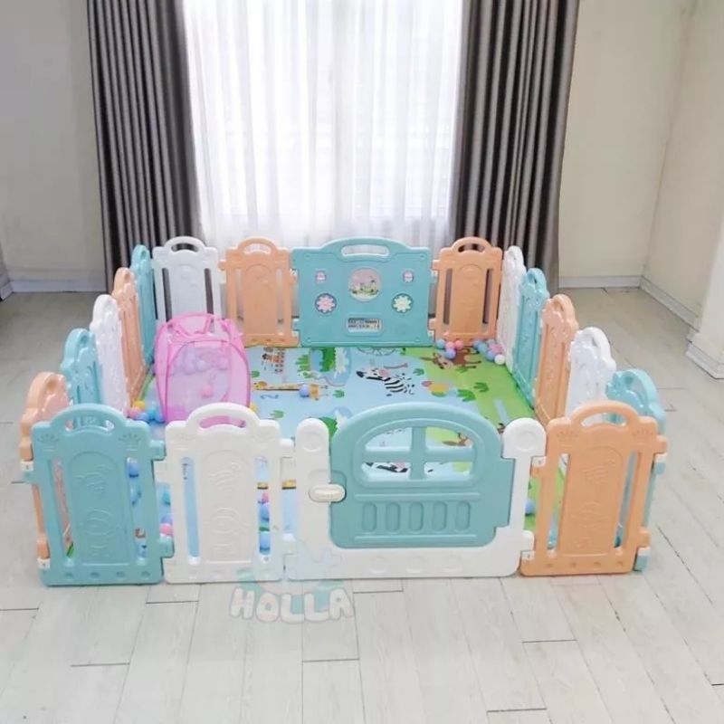 Quây cũi Holla Baby cho bé, hàng chính hãng