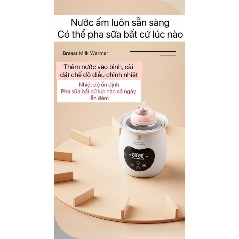 Máy Hâm Sữa SNOWBEAR (HL-0961) 5 Trong 1 Đa Chức Năng - Bảo hành 12 tháng