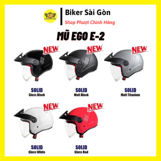 MŨ BẢO HIỂM 3/4 EGO E-2 - Biker Sài Gòn