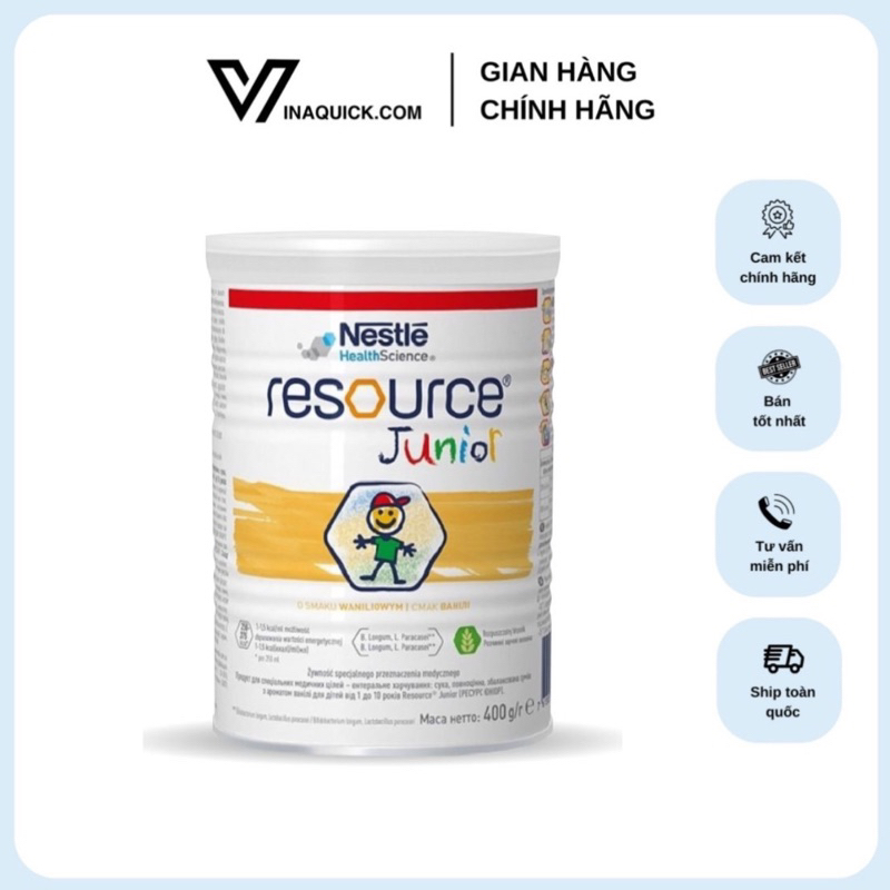 Sữa Béo Nestle Resource Junior Đức Tăng cân Và Chiều Cao 400G - VINAQUICK